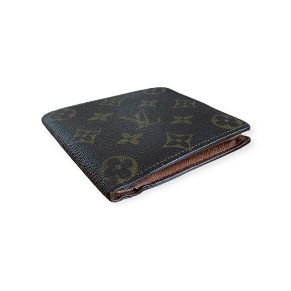 Authentic Louis Vuitton Men's Marco Monogram Bifold Slim Wallet - Picture 9 of 12